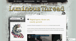 Desktop Screenshot of luminousthread.com